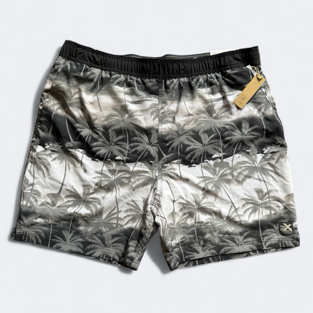 ZeroXposur Palm Swim Shorts NWT
